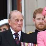 Kate Middleton congratulates Prince Philip. Meghan Markle ignores him