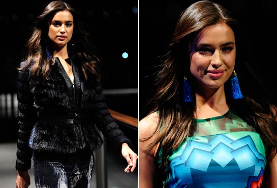 All crazy for Irina: the model conquers the Spanish catwalks