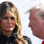 Melania Trump, perfect First Lady: severe look and emotion