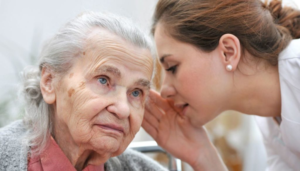 Senile dementia, deafness is a risk factor