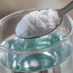 Water and baking soda to aid digestion