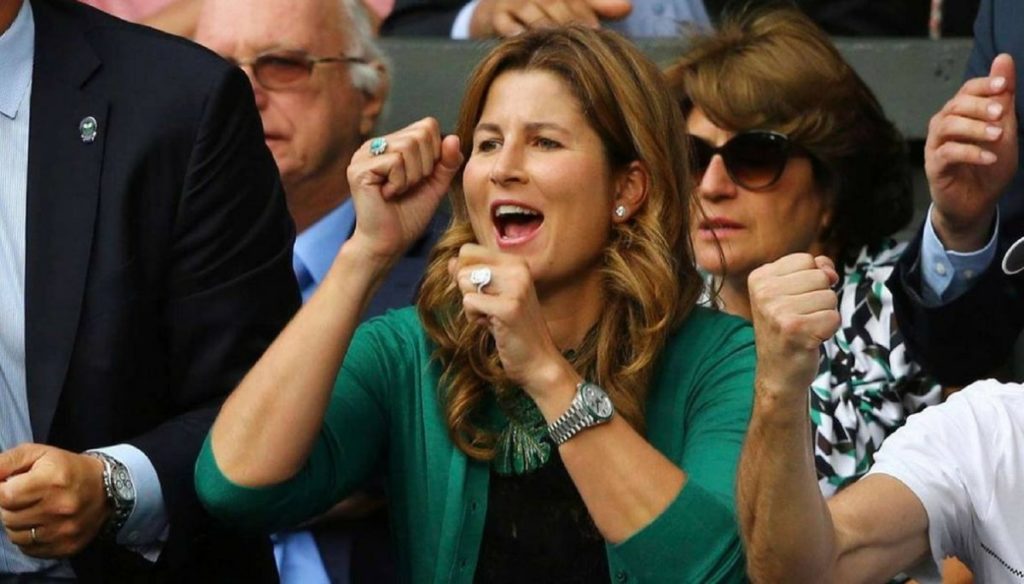 Who is Mirka, the wife of Roger Federer