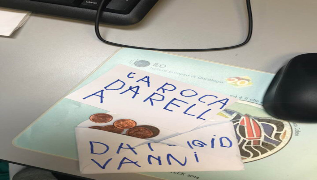 "Thank you for caring for the mother": the child donates his savings to cancer research