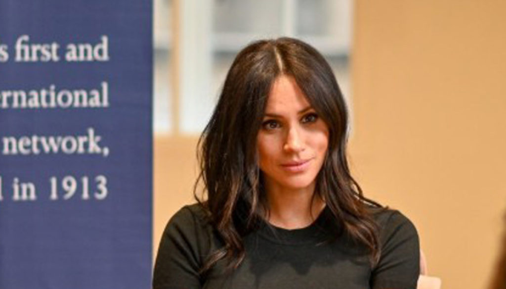 Meghan Markle, tired and undertone at King's College