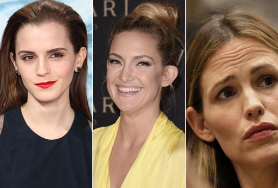 Beautiful and imperfect: from Emma Watson to Kate Hudson, star with flapping ears