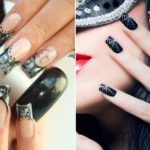 Halloween Nail Art: “masked” nails for the witches' night