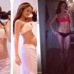 Show flat stomach 4 days after delivery: ruckus on Instagram