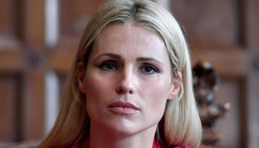 Michelle Hunziker, confession on sexual blackmail suffered to which she said no
