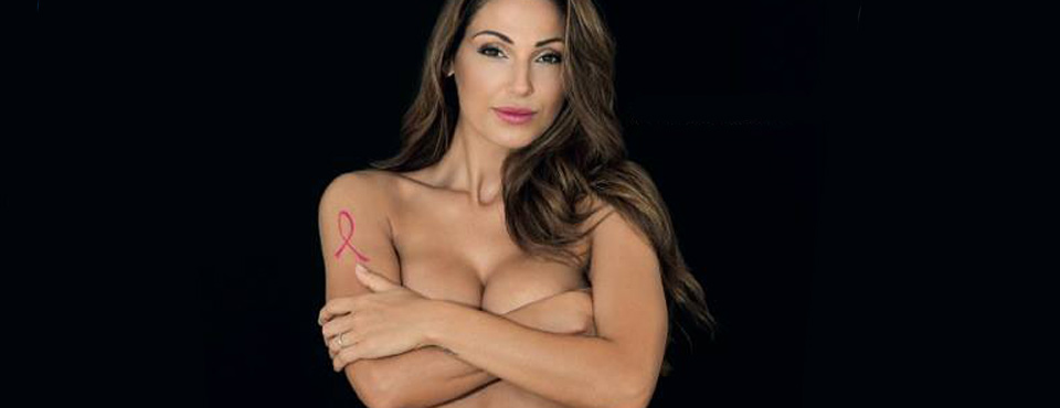 Tatangelo undresses against breast cancer but criticism is pouring in