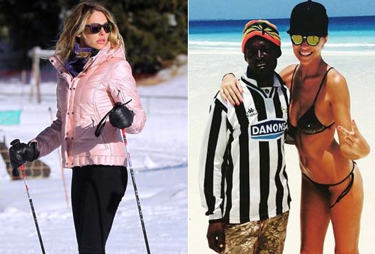 Blasi pink candy on the snow, Chiabotto bikini among the Masai: VIPs in relaxation