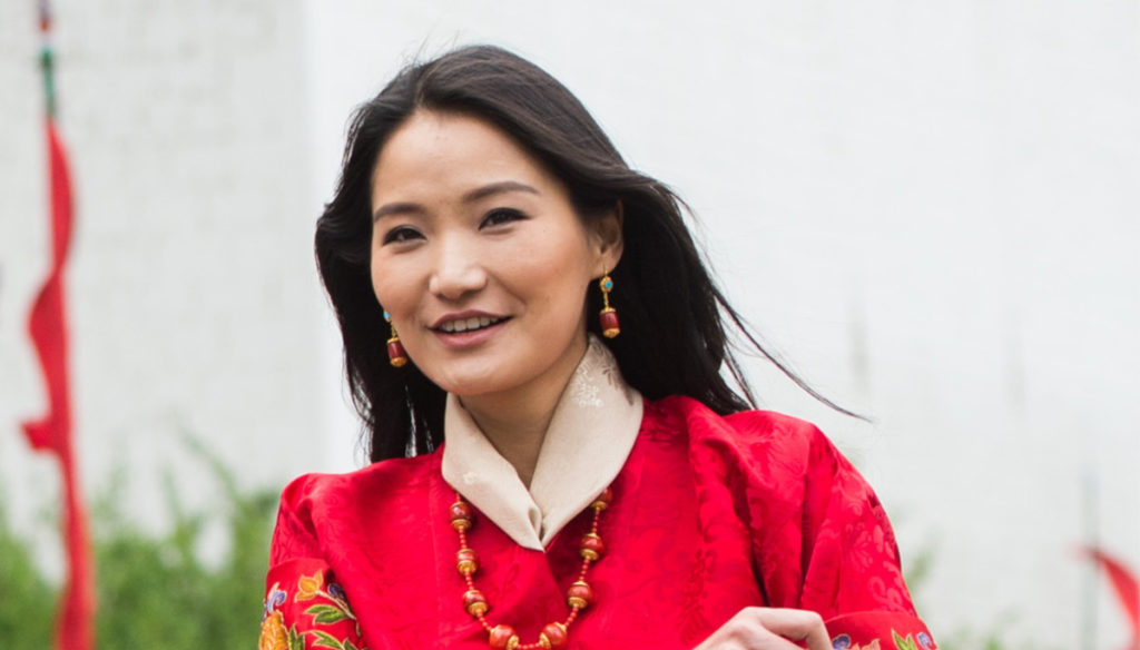 A new Royal Baby is born: blue bow for Queen Jetsun Pema