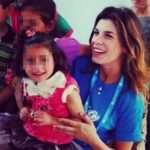 Elisabetta Canalis in Lebanon for Unicef ​​in support of refugees