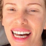 Alessia Marcuzzi without makeup on Instagram challenges colleagues