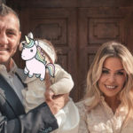 Costanza Caracciolo and Bobo Vieri at Isabel's baptism: the photo on Instagram