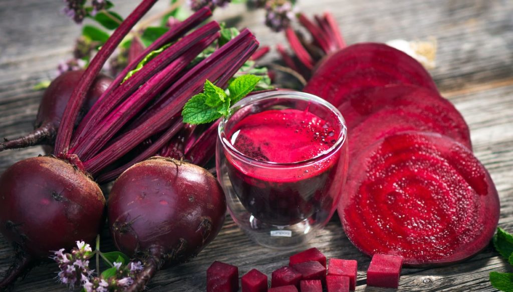 Diet with beet juice, helps you lose weight and is good for the brain