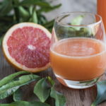 Antioxidant diet with grapefruit juice