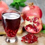 Diet with pomegranate juice, against hypertension and inflammation
