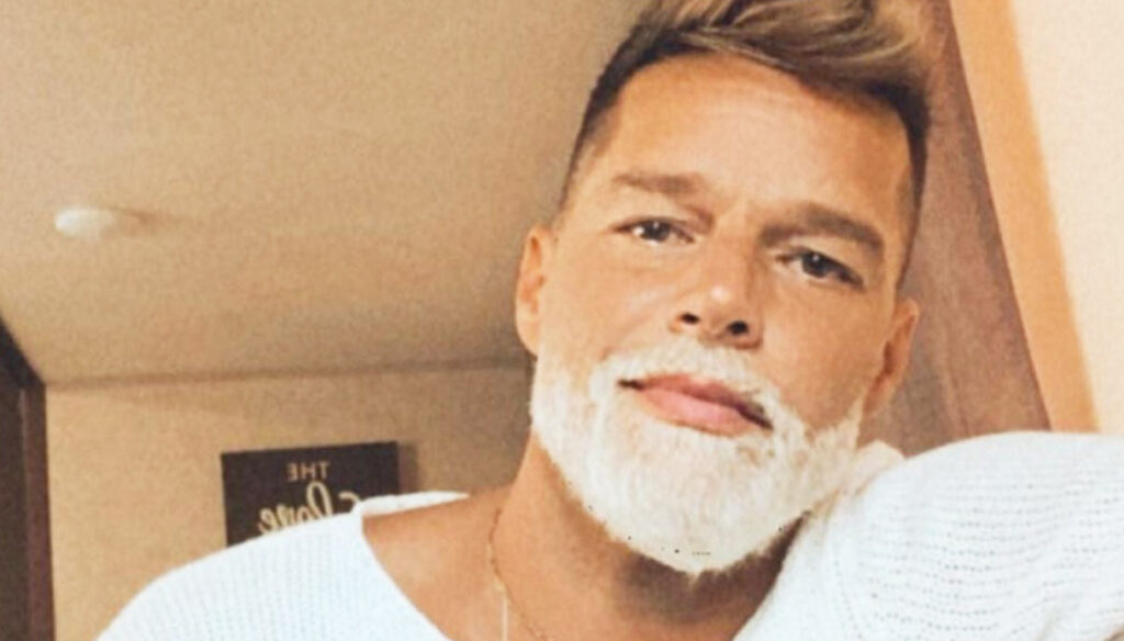 Ricky Martin Surprises On Instagram With A New Platinum Look