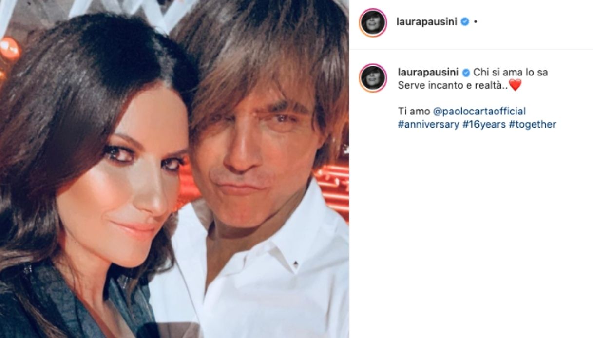 Laura Pausini The Sweet Dedication To Her Husband On A Special Day