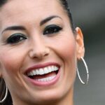 Joking aside: Elisabetta Gregoraci is also among the guests