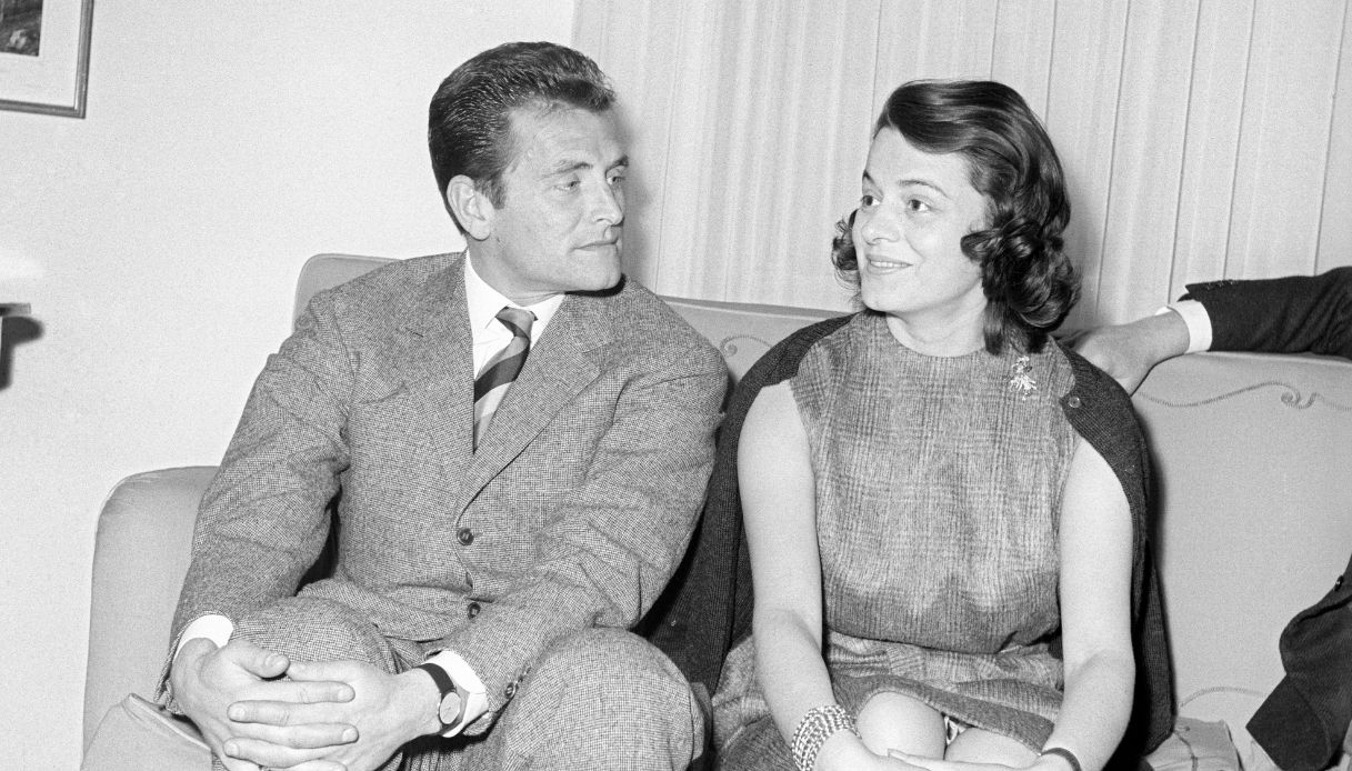 Giampiero Boniperti and his wife Rosi