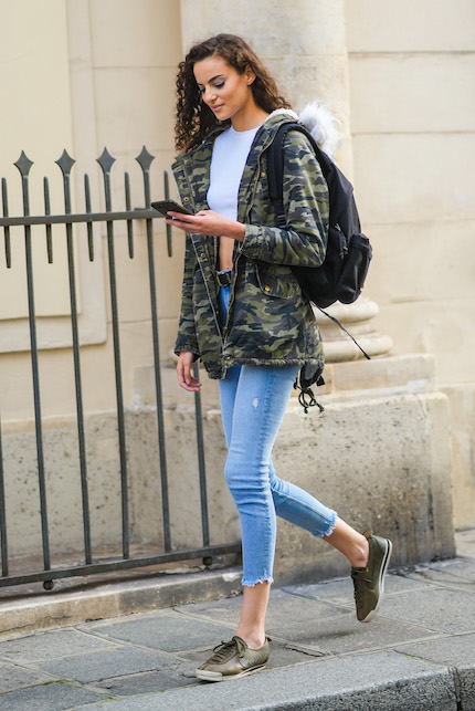 How to wear camouflage in the city: look ideas