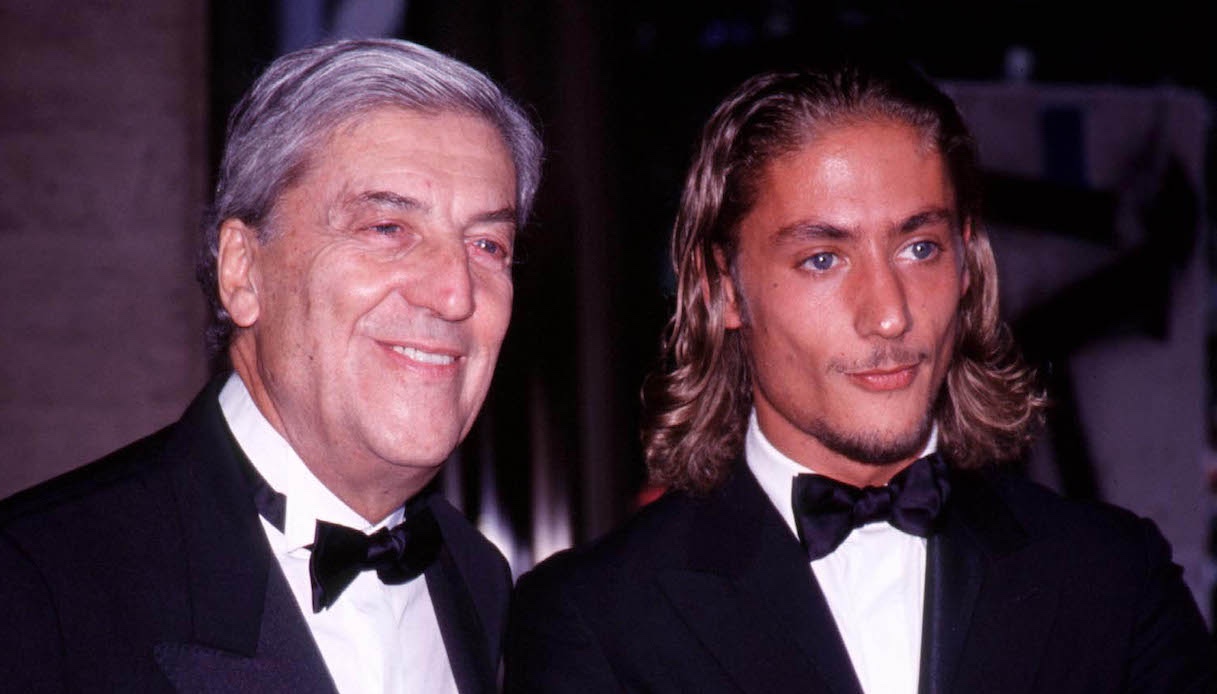 Nino Cerruti with his son Julian