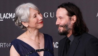 Keanu Reeves finally happy with Alexandra Grant.  All his loves