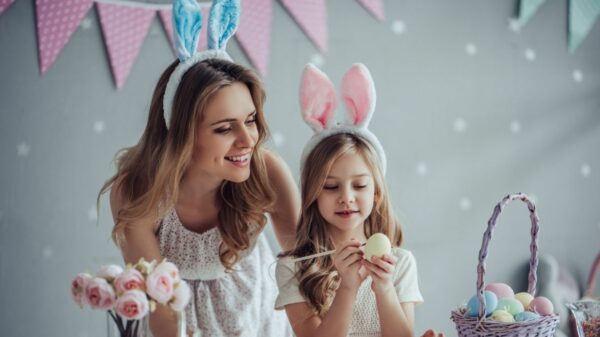 Easter: how to decorate eggs with children