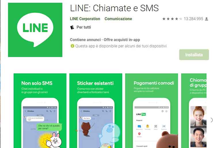line app chat