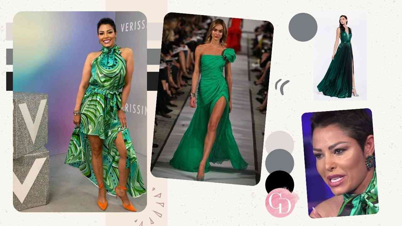 Green fantasy outfit for Carolina Marconi 29-4-22.