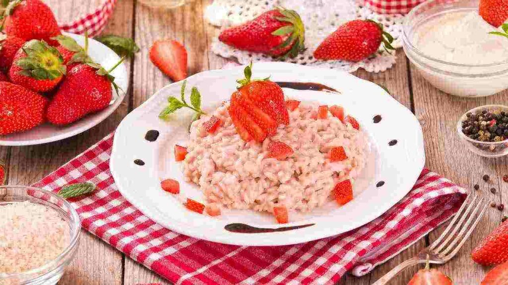 Vegan strawberry risotto: the recipe worthy of starred chefs!