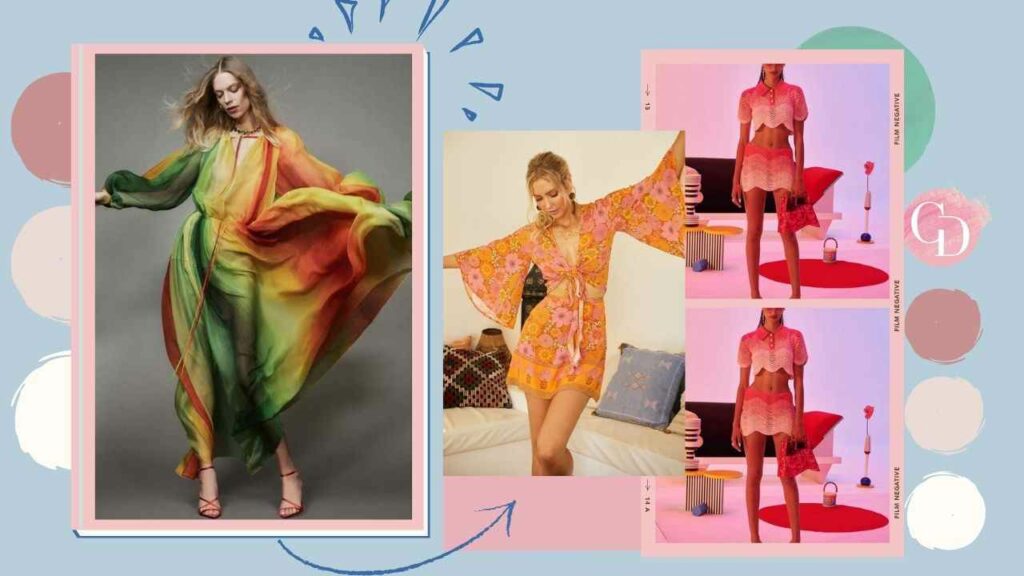 For a hypnotic Seventies style, go for these colorful and cool ideas