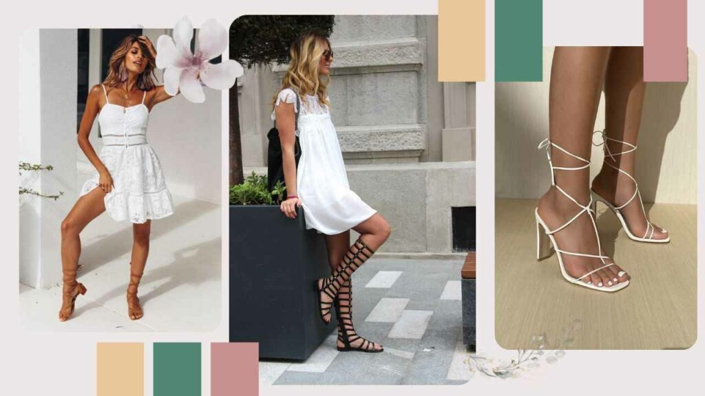 The spiral and slave sandals that are fashionable in spring - summer