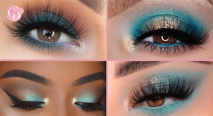 turquoise eyeshadow makeup