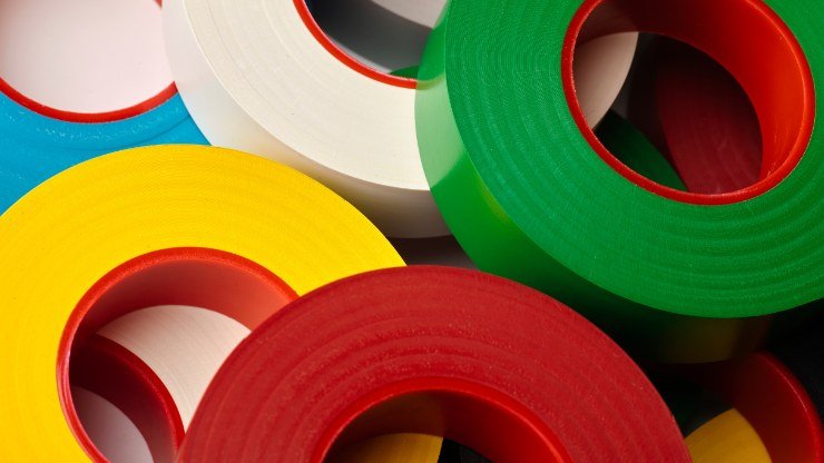 colored adhesive tape 