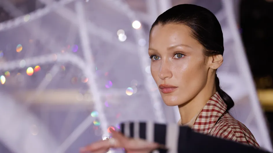 Straight eyebrow, the trend of straight eyebrows: all Bella Hadid's fault