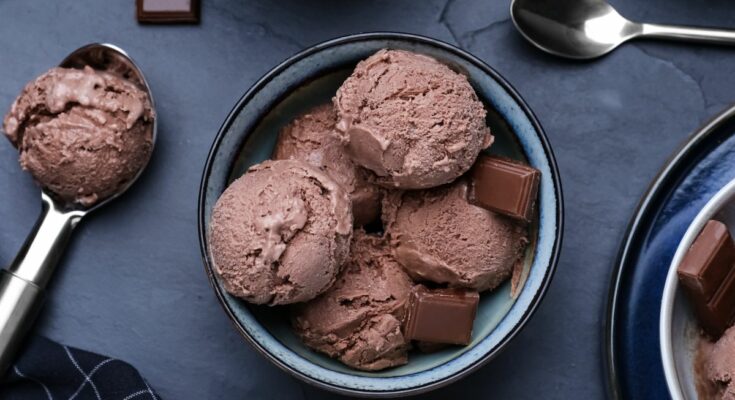 Homemade protein ice cream without an ice cream maker