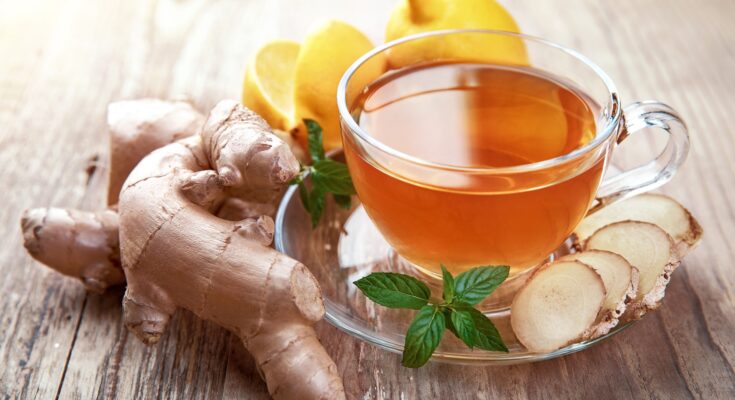 Ginger tea - This is how the tea stays healthy
