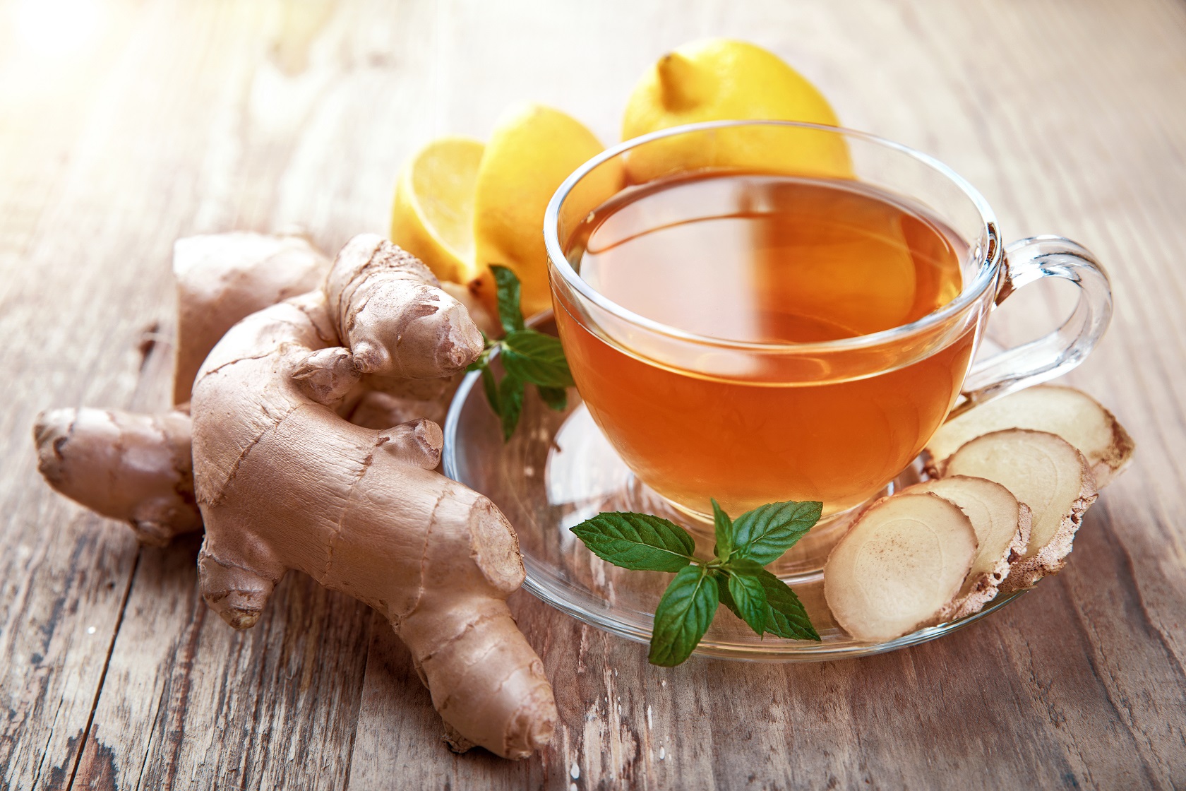 Ginger tea - This is how the tea stays healthy