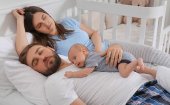 How much is parental sleep debt in baby's first year?