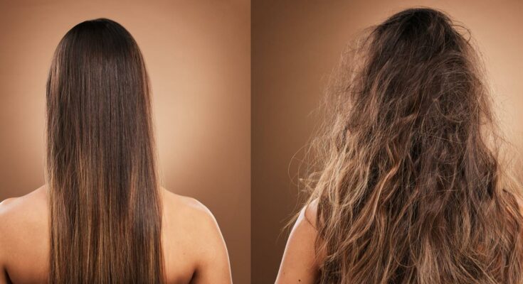 Hair honey treatment.  A simple and cheap hair method like from an exclusive salon