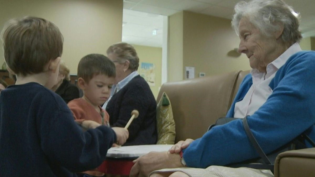 Intergenerational nurseries for the well-being of seniors and the empathy of babies