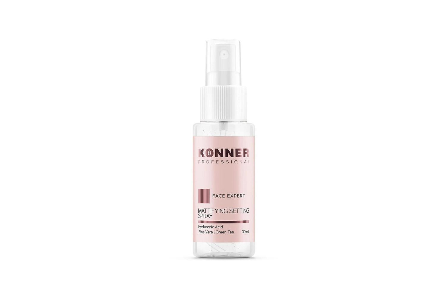 Moisturizing makeup fixative spray with hyaluronic acid Konner, RUB 391.  (ozon.ru)