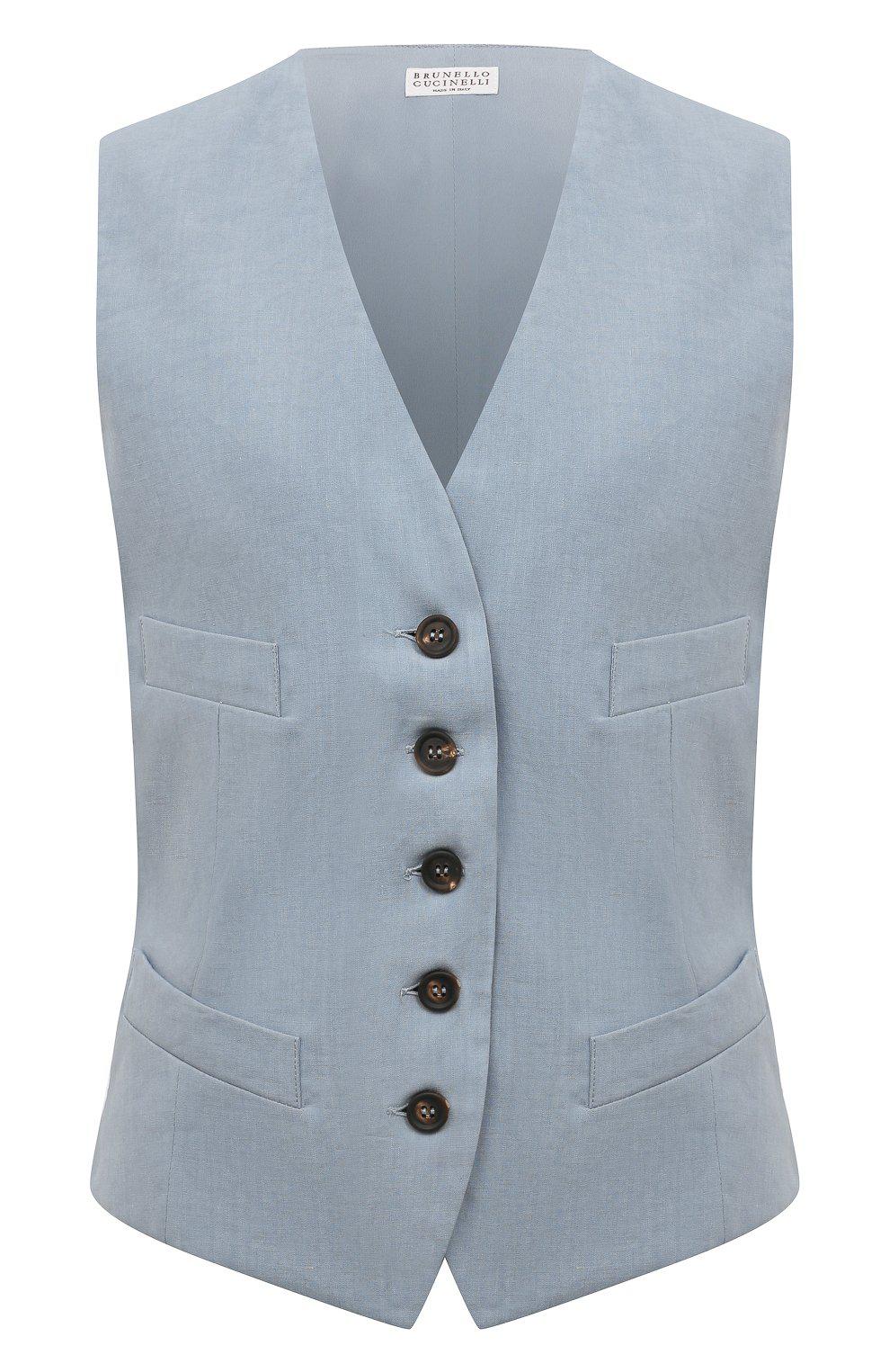 Linen and silk vest, Brunello Cucinelli, RUB 236,500.