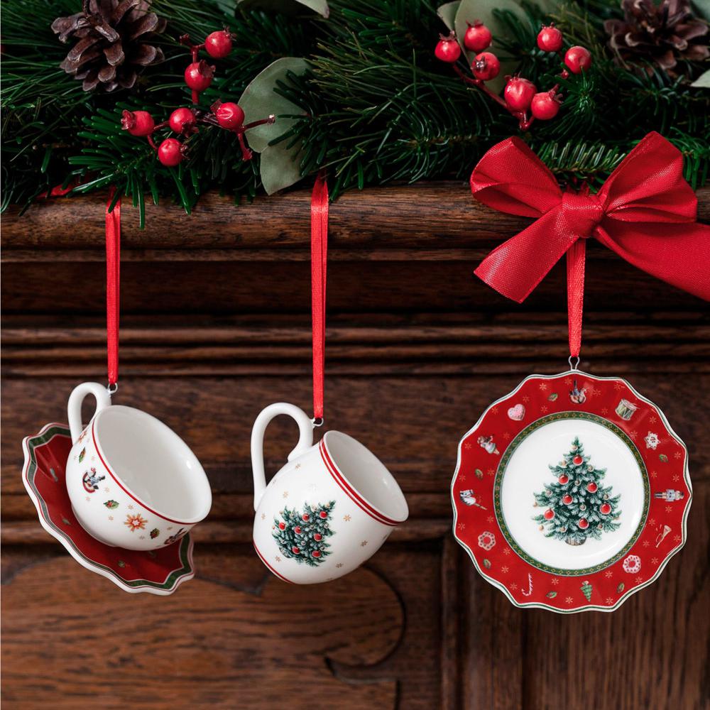 Set of Christmas decorations “Dishes”, Villeroy & Boch, 8600 rub.  (domfarfora.ru)