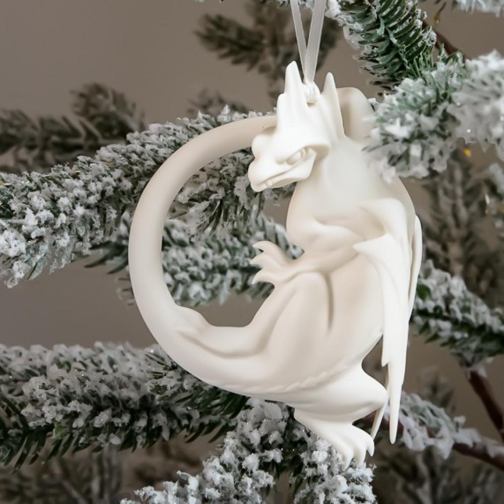 Christmas tree toy “Dragon”, “White Workshop”, 5100 rub.  (daisimaisy.ru)