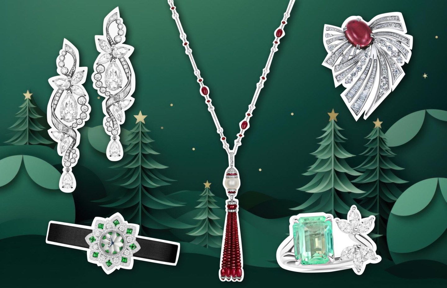Emeralds, rubies, diamonds and watches: what to give for the New Year
