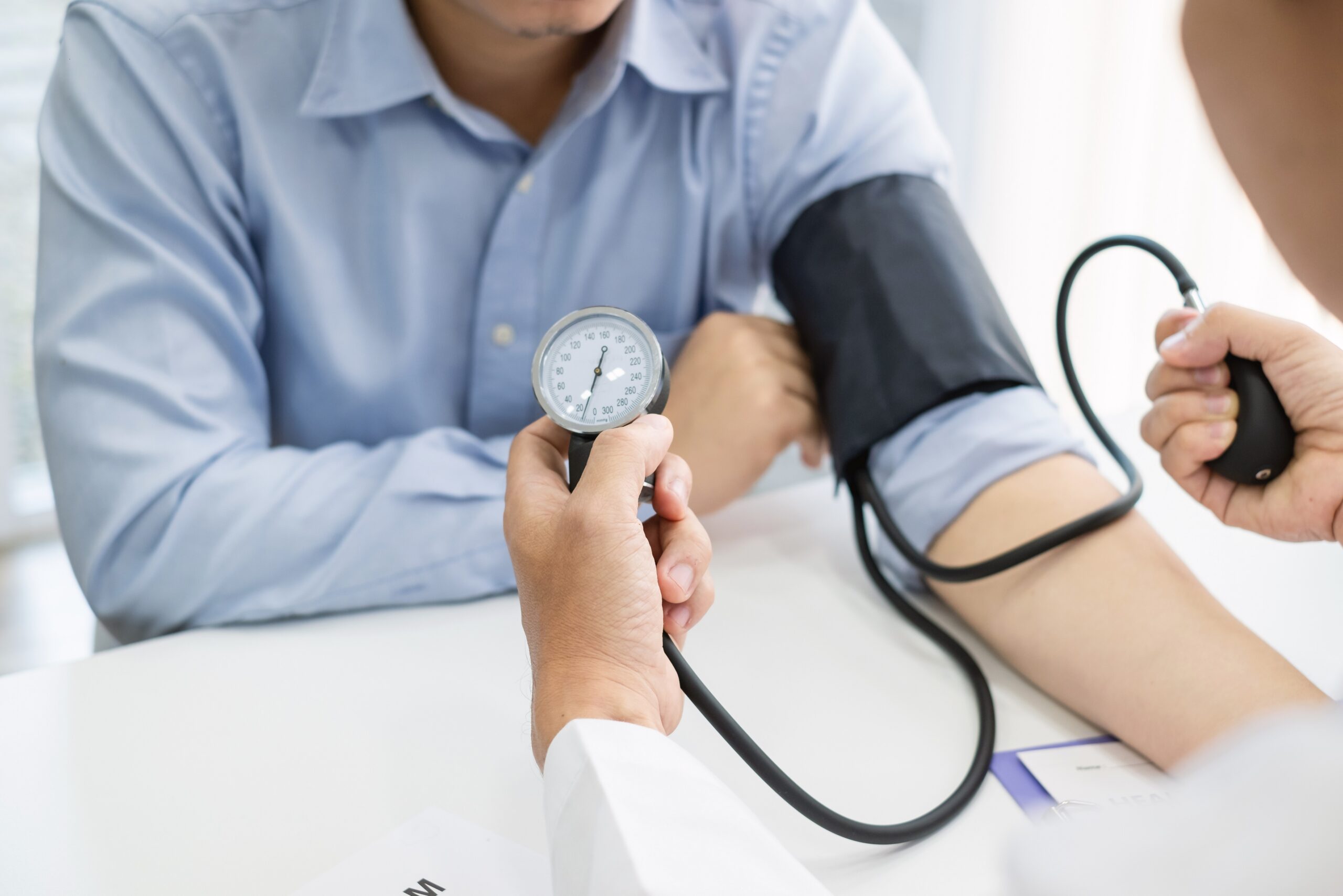 High cholesterol levels and high blood pressure are particularly risky under the age of 55