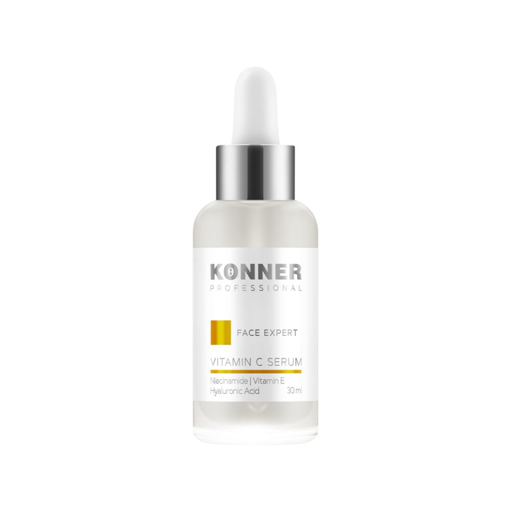 Moisturizing facial serum with vitamin C, niacinamide and hyaluronic acid for age spots and wrinkles, Konner, 414 RUR.  (Ozon)